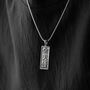Japanese Kanji Name Necklace For Men, thumbnail 1 of 8