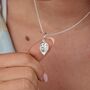 Engraved Lion Head Charm Necklace, thumbnail 2 of 11