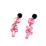 'Out Out' Mirrored Acrylic Earrings, thumbnail 6 of 6