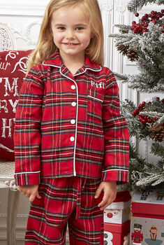 Personalised Mum And Child Matching Tartan Pyjamas, 5 of 9