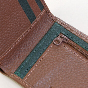 Personalised Pebble Grain Leather Wallet, 4 of 10