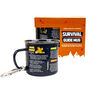 Survival Guide 500ml Enamel Mug With Carabiner Hook, thumbnail 2 of 4