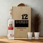 Personalised Ouzo 12 Greek Liqueur Gift Set With Shot Glasses 70cl, thumbnail 1 of 3