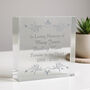 Personalised Sentiments Memorial Crystal Token, thumbnail 1 of 6