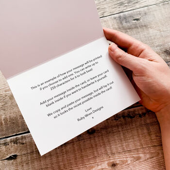 Personalised 'Can't Wait' Wedding Card, 3 of 3