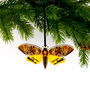 Death's Head Hawkmoth Wooden Hanging Decoration, thumbnail 1 of 4