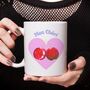 'Mon Cheri' Funny Cherry Pun Mug, thumbnail 1 of 2