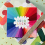 Colourful Good Luck Card, thumbnail 4 of 4