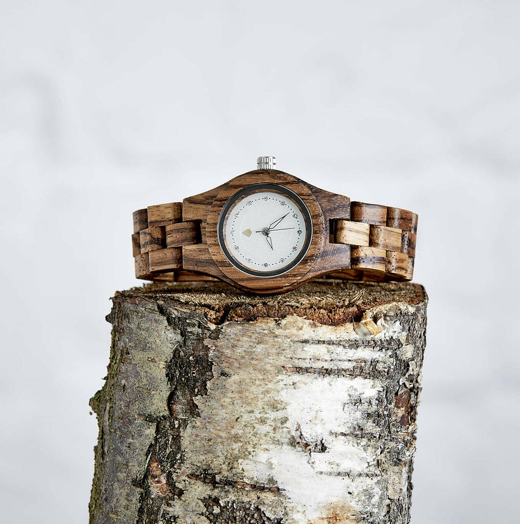 The Pine: Handmade Natural Wood Wristwatch, 1 of 8