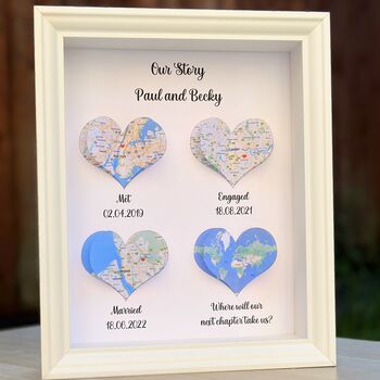Wedding Gifts For Couples Anniversary Milestone Print, 9 of 10