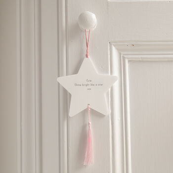 Mini Personalised Acrylic Star Wall Hanging, 2 of 2