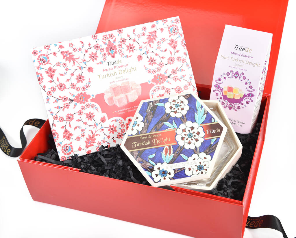 Christmas New Year Luxury Turkish Delight Gift Set By Truede ...