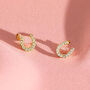Good Luck Card And Horseshoe Earrings Gift Set, thumbnail 2 of 4