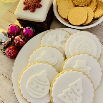 White Christmas Biscuit Giftbox, 2 of 8