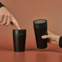 Circular And Co Coffee Cup Made From Coffee Waste 8oz Black, thumbnail 5 of 8