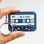 Personalised Cassette Tape Keyring, thumbnail 9 of 11