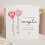 Personalised Heart Balloon Anniversary Card For Couple, thumbnail 1 of 7