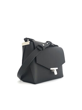 Black Leather Cross Body Bag, 4 of 6