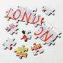 London Map Jigsaw Puzzle, thumbnail 3 of 4