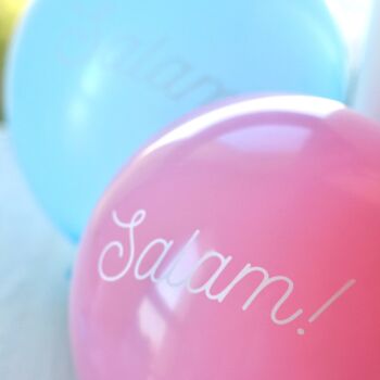 Salam Party Balloons 10pk Pastel And Iridescent, 2 of 3