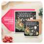 Fun Christmas Gift Coaster Office Secret Santa Rudolph, thumbnail 5 of 5