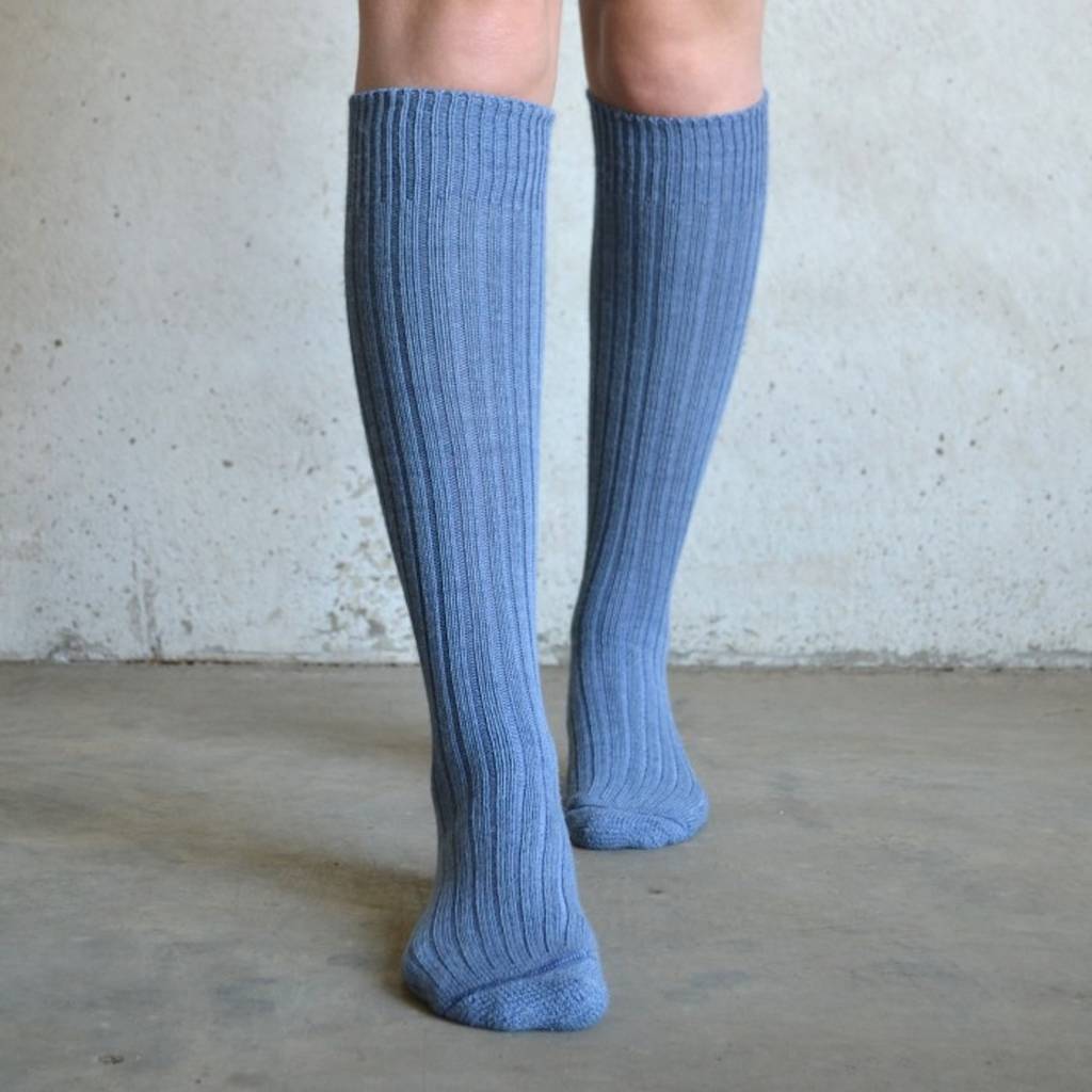Knee Length Alpaca Boot Socks By Tom Lane | notonthehighstreet.com
