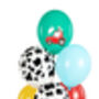Six Farmyard Birthday Party Balloons, thumbnail 2 of 3