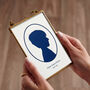 Personalised Papercut Cameo Portrait Framed Print, thumbnail 1 of 4