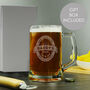 Personalised Birthday Pint Tankard For Him, thumbnail 2 of 3