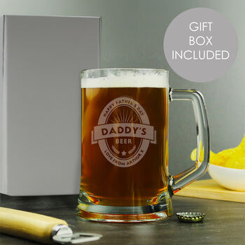 Personalised Birthday Pint Tankard For Him, 2 of 3