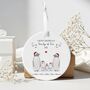 Personalised Family Christmas Penguin Bauble, thumbnail 8 of 9