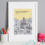 Personalised Manchester Graduation Gift Print, thumbnail 1 of 9