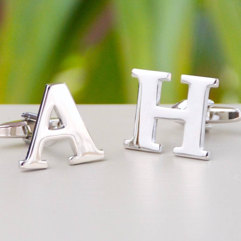 Choose Your Letter Details about   PERSONALIZED Initial CUFFLINKS BUY MORE & SAVE! 