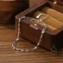 Sterling Silver Double Layer Skinny Disk Chain Bracelet, thumbnail 1 of 11
