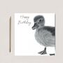 Adorable Duckling Happy Birthday Card, thumbnail 2 of 3