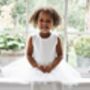 White Heart Sparkly Tutu Dress, thumbnail 3 of 8