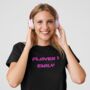 Personalised Women's Player One T Shirt, thumbnail 1 of 2