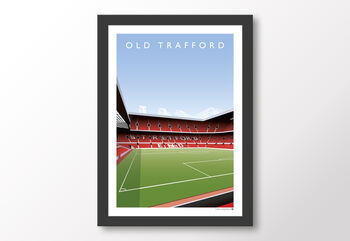 Manchester United Old Trafford Stretford End Poster, 8 of 8
