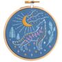 Celestial Wolf Mini Embroidery Kit, thumbnail 4 of 4