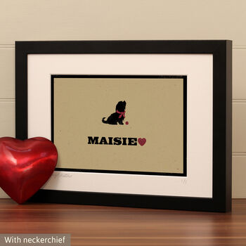 Personalised Ihasa Apso Print For One Or Two Dogs, 3 of 12