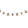 Wooden Gingerbread House Christmas Bunting With Lights, thumbnail 3 of 4