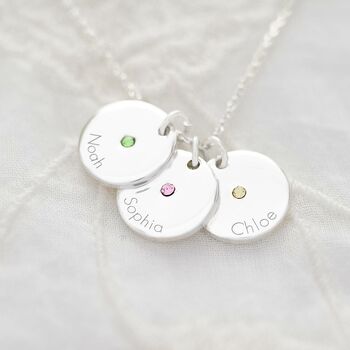 Contemporary Birthstone Personalised Necklace, 4 of 11