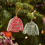 Hand Painted Christmas Jumper Decoration, thumbnail 1 of 3