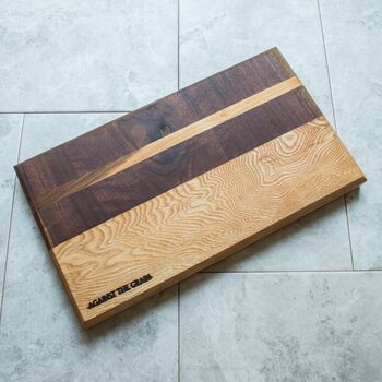 Xl Handmade Tri Wood Serving Board, 8 of 8