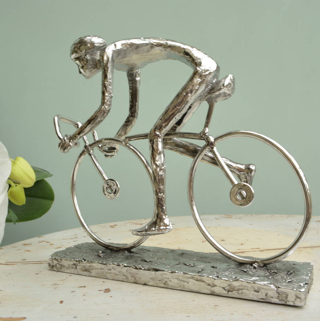 Cyclist Sculpture By Me And My Sport | notonthehighstreet.com