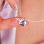 Personalised Silver Angel Wing And Charm Necklace, thumbnail 2 of 8