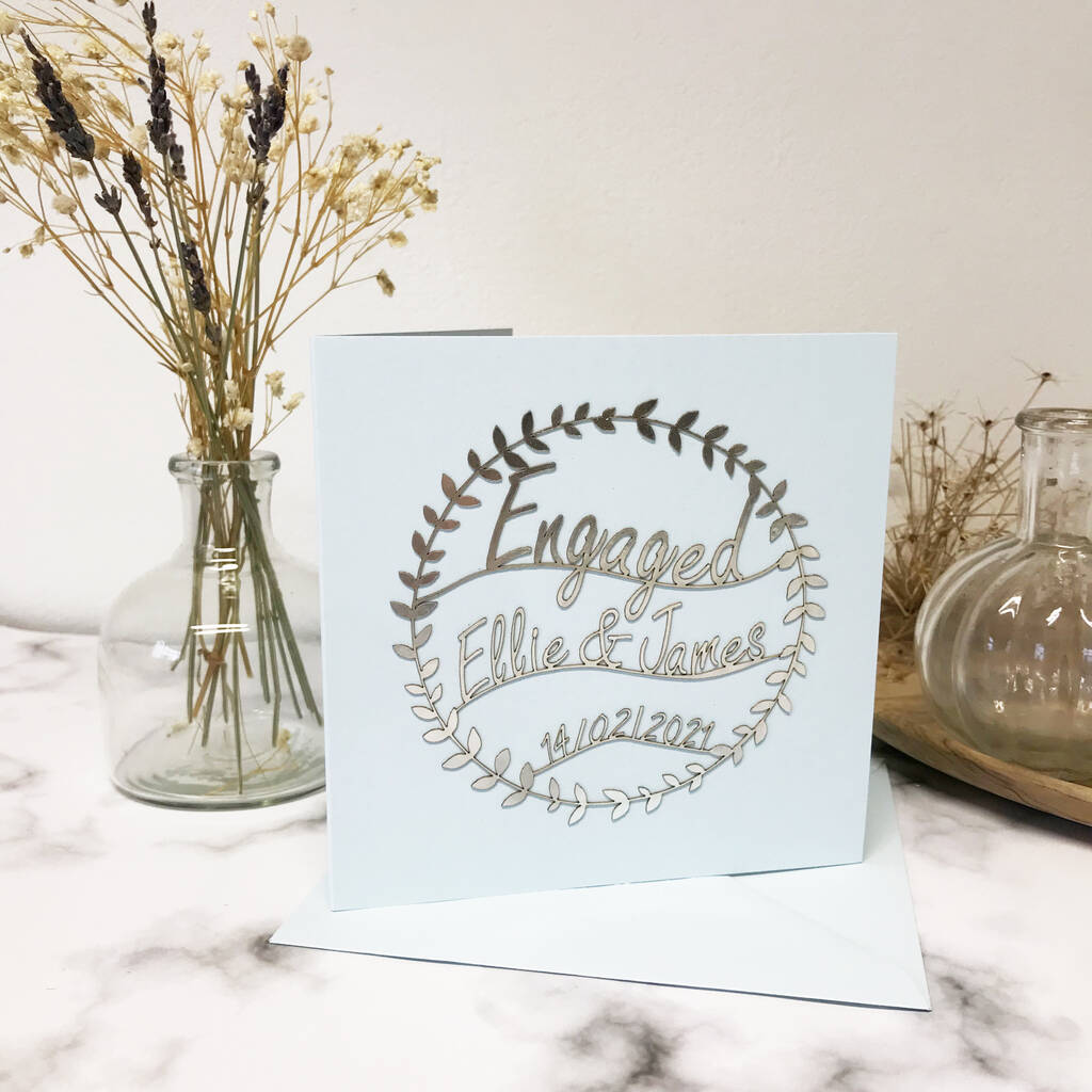 Personalised Engagement Card, 1 of 10