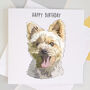 Yorkshire Terrier Happy Birthday Card, thumbnail 1 of 2