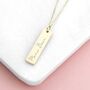 Personalised Handwriting Bar Necklace, thumbnail 2 of 9