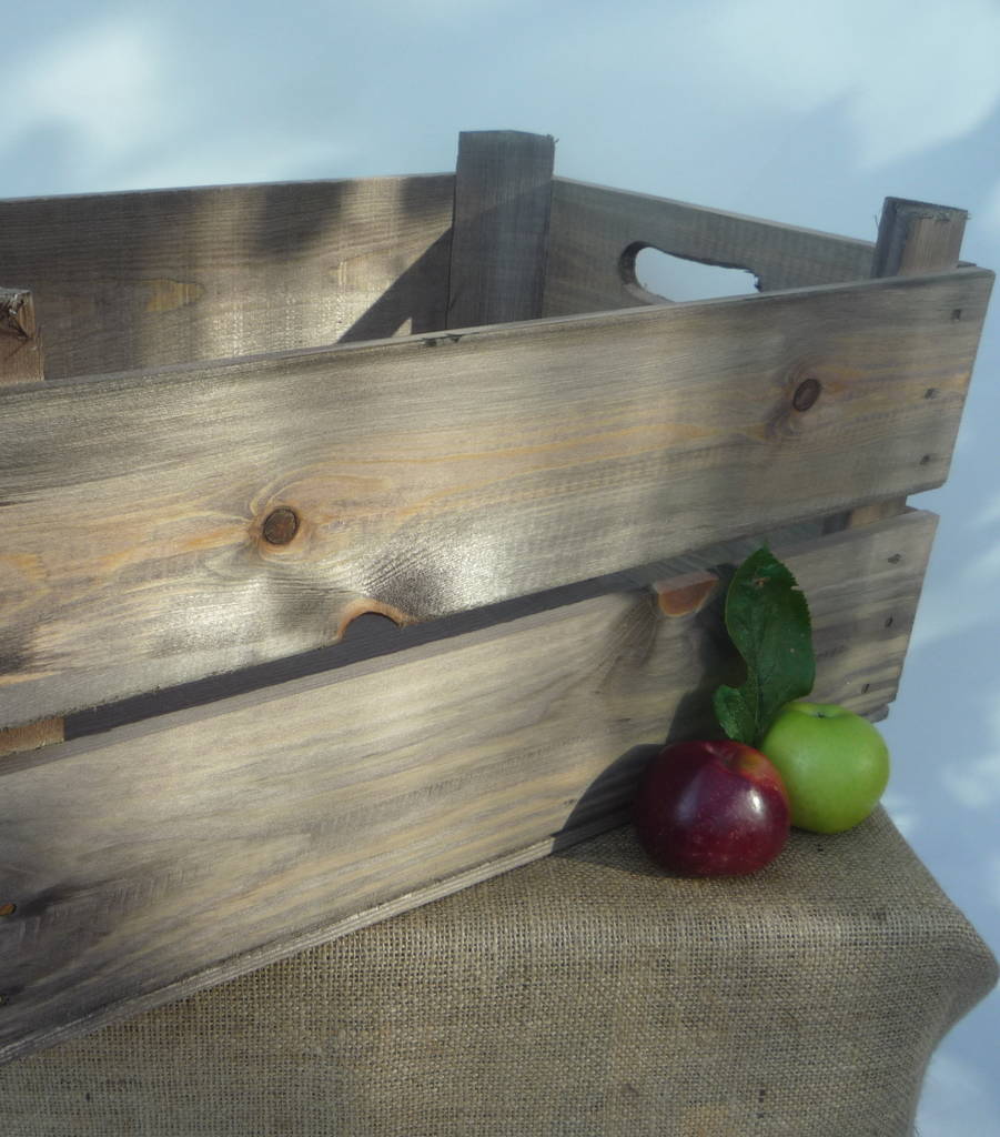 Vintage Style Apple Crate, 1 of 9